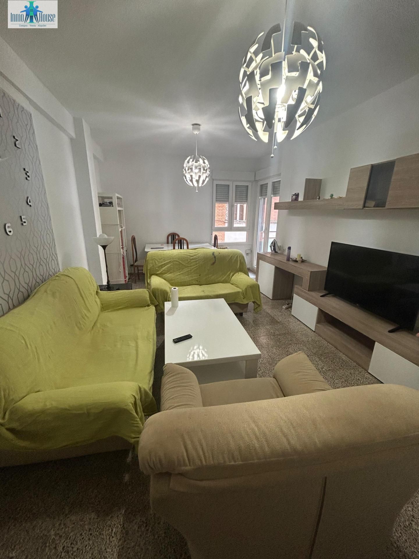 Living room of Flat for sale in  Albacete Capital  with Heating and Balcony