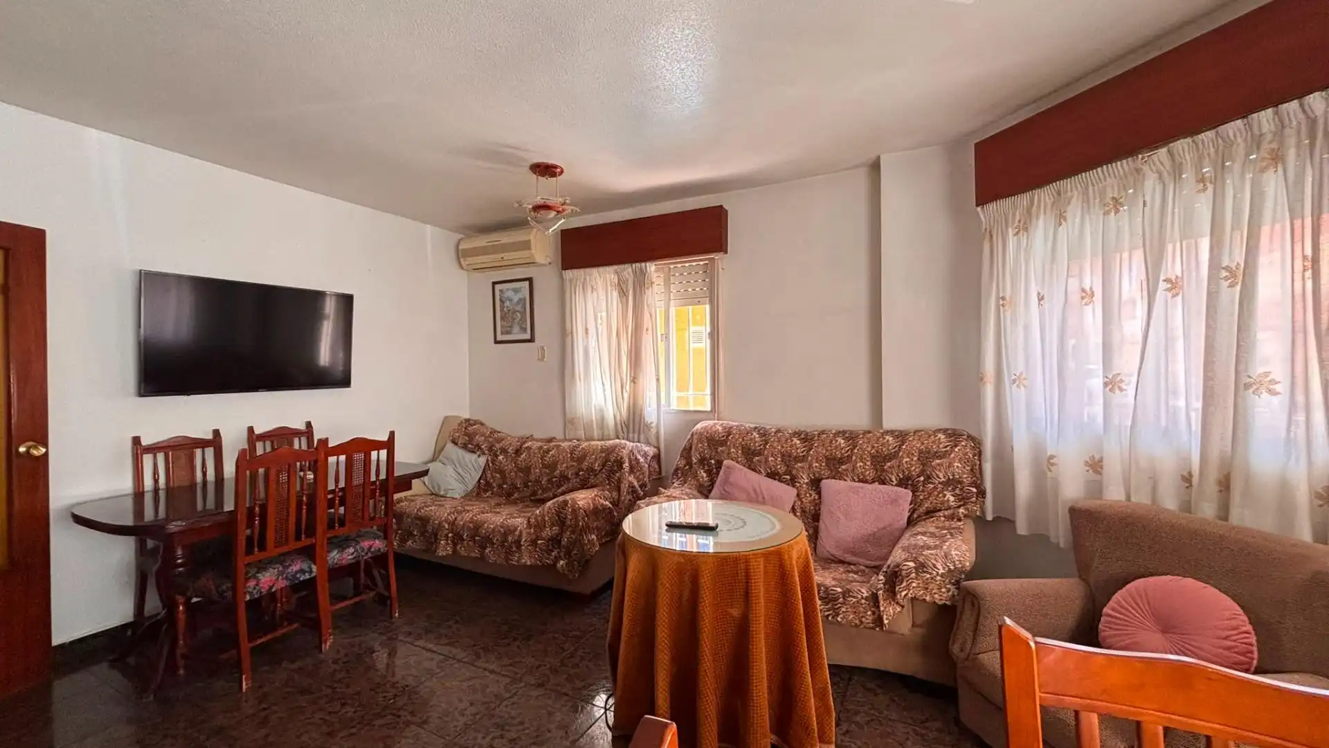 Living room of Apartments for sale in Mazarrón  with Air Conditioner, Heating and Furnished