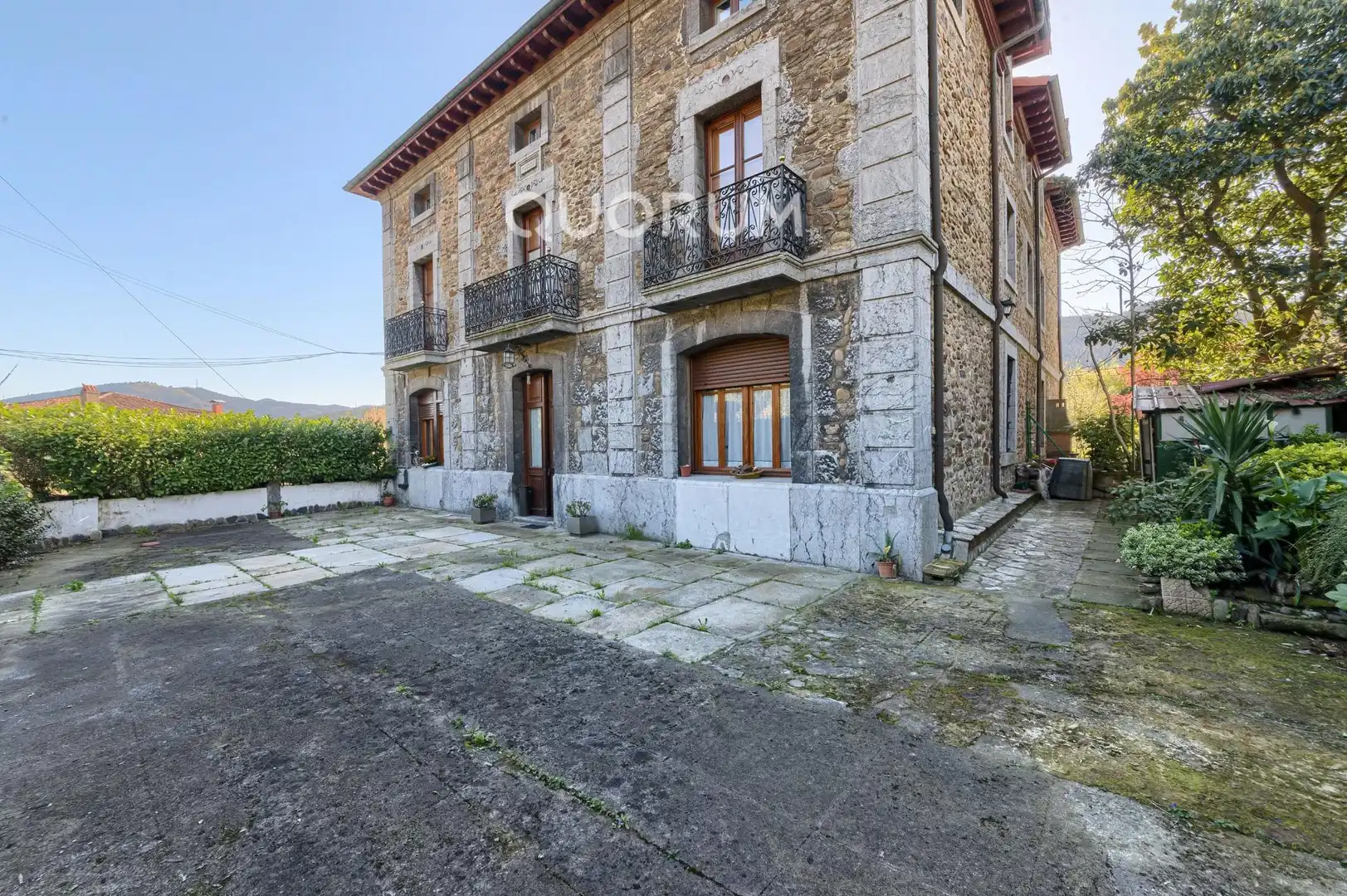 Vista exterior de Casa adosada en venta en Arrankudiaga / Zollo con Calefacción, Amueblado y Balcón