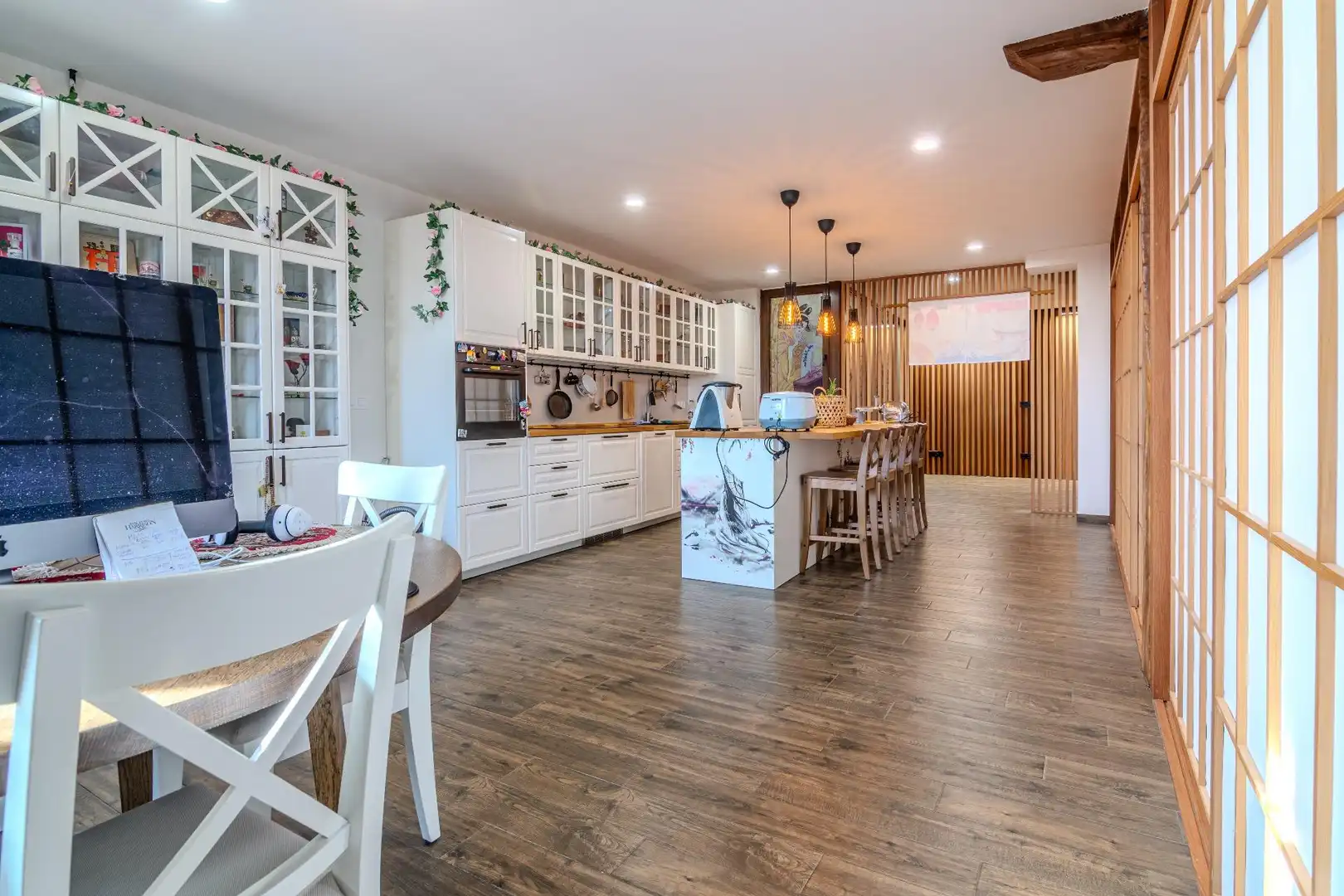 Kitchen of Flat for sale in Reinosa  with Heating, Furnished and Balcony