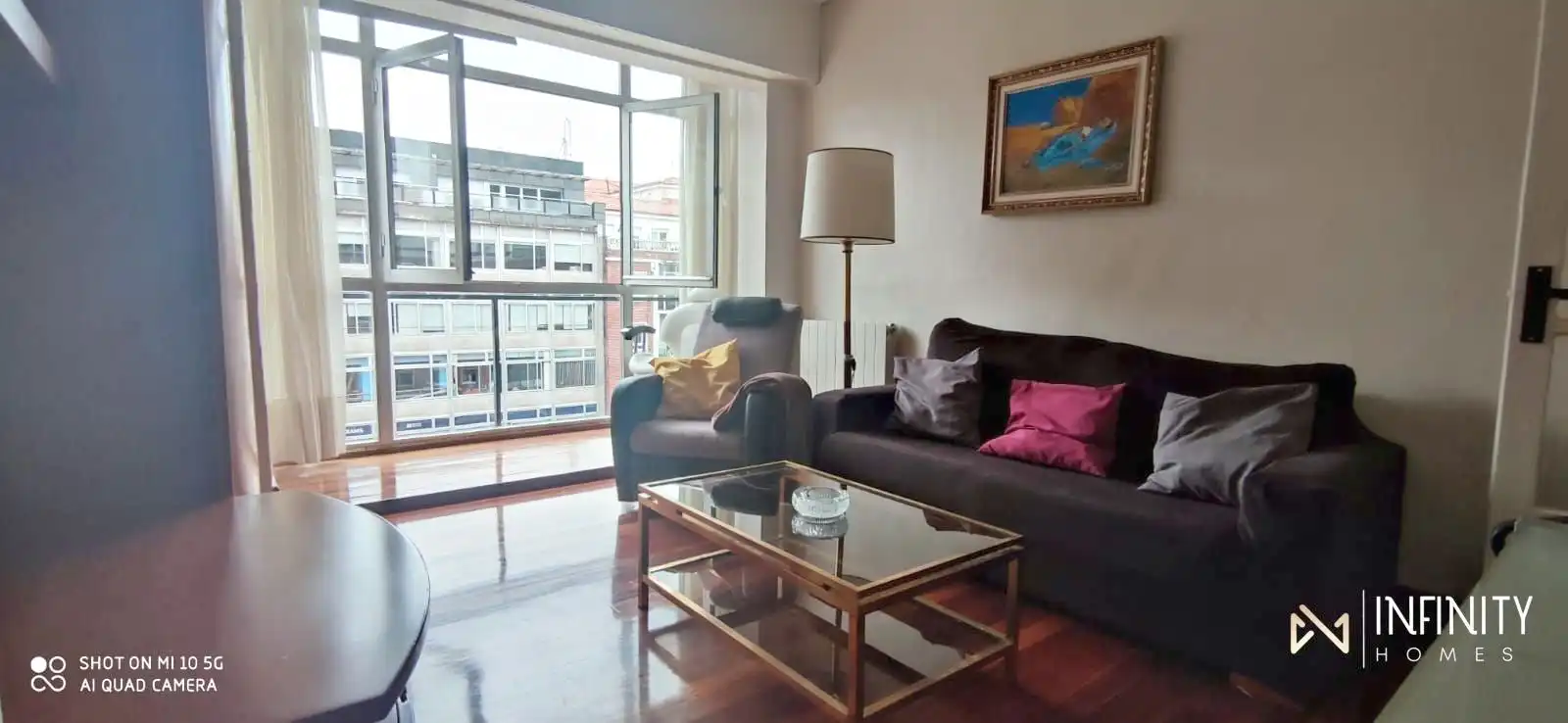 Living room of Flat for rent in Bilbao   with Heating