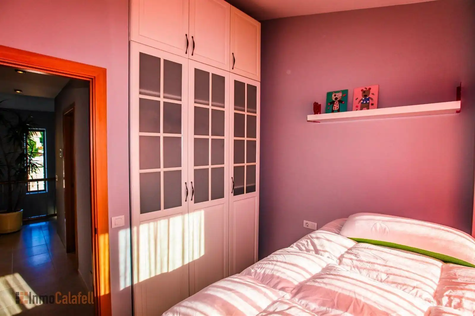 Schlafzimmer von Haus oder Chalet zur Miete in Calafell mit Klimaanlage, Heizung und Terrasse