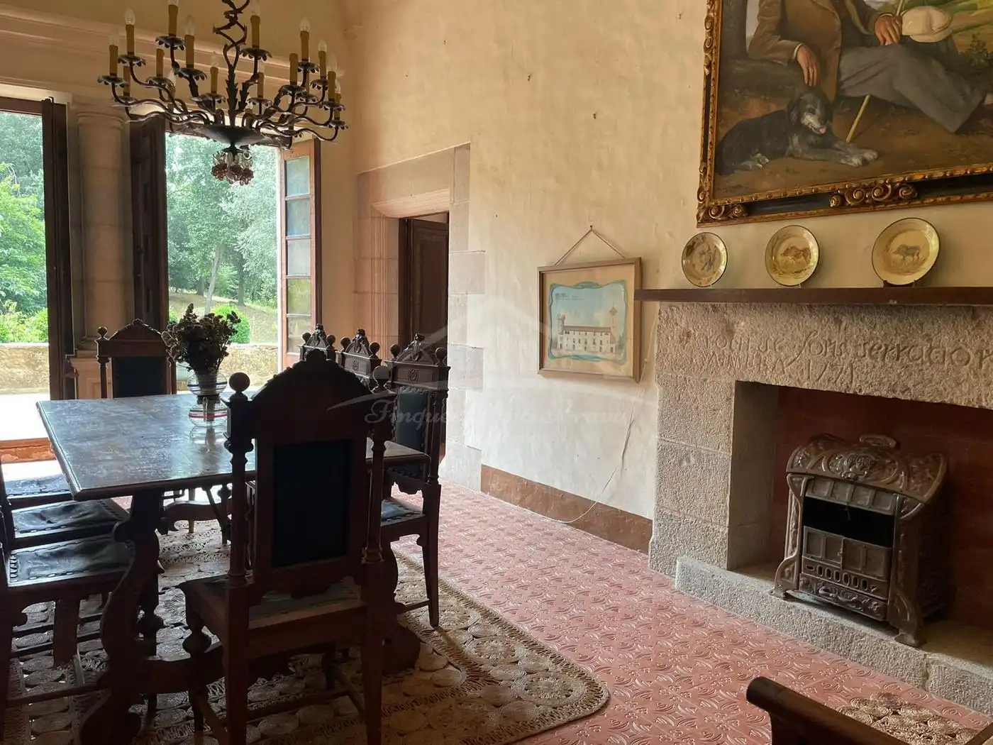 Dining room of Country homes for sale in Flaçà  with Air Conditioner, Heating and Private garden