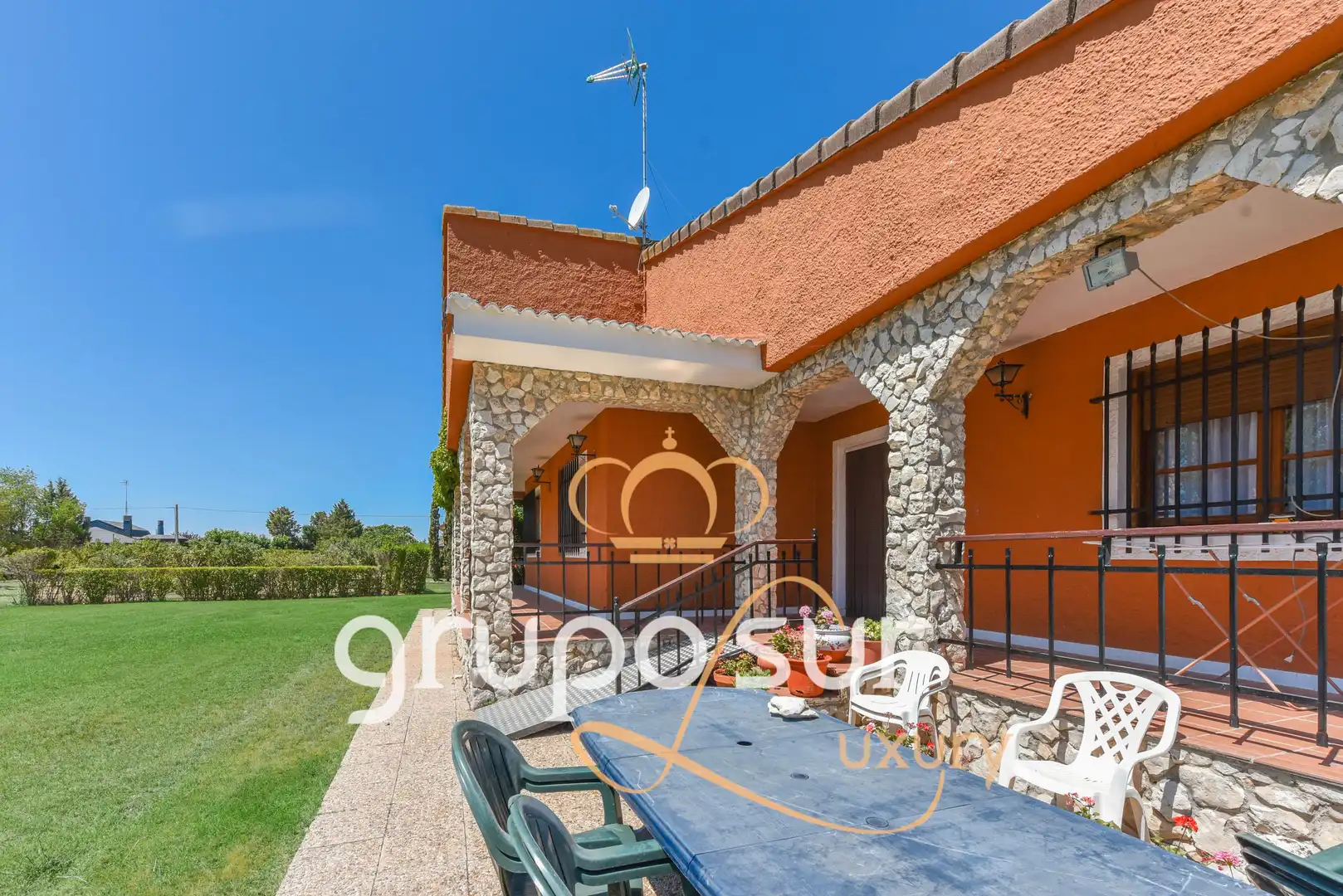 Jardín de Casa o chalet en venta en Trigueros del Valle con Calefacción, Jardín privado y Terraza