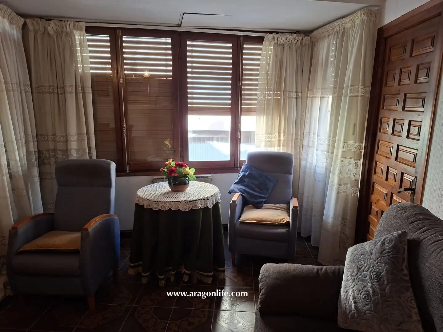 Living room of Houses for sale in Maella  with Heating, Furnished and Oven