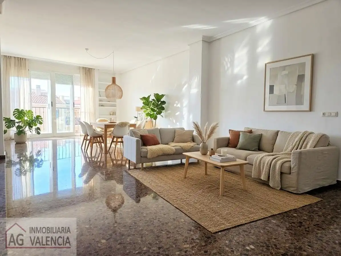 Living room of Flat for sale in Emperador, Valencia