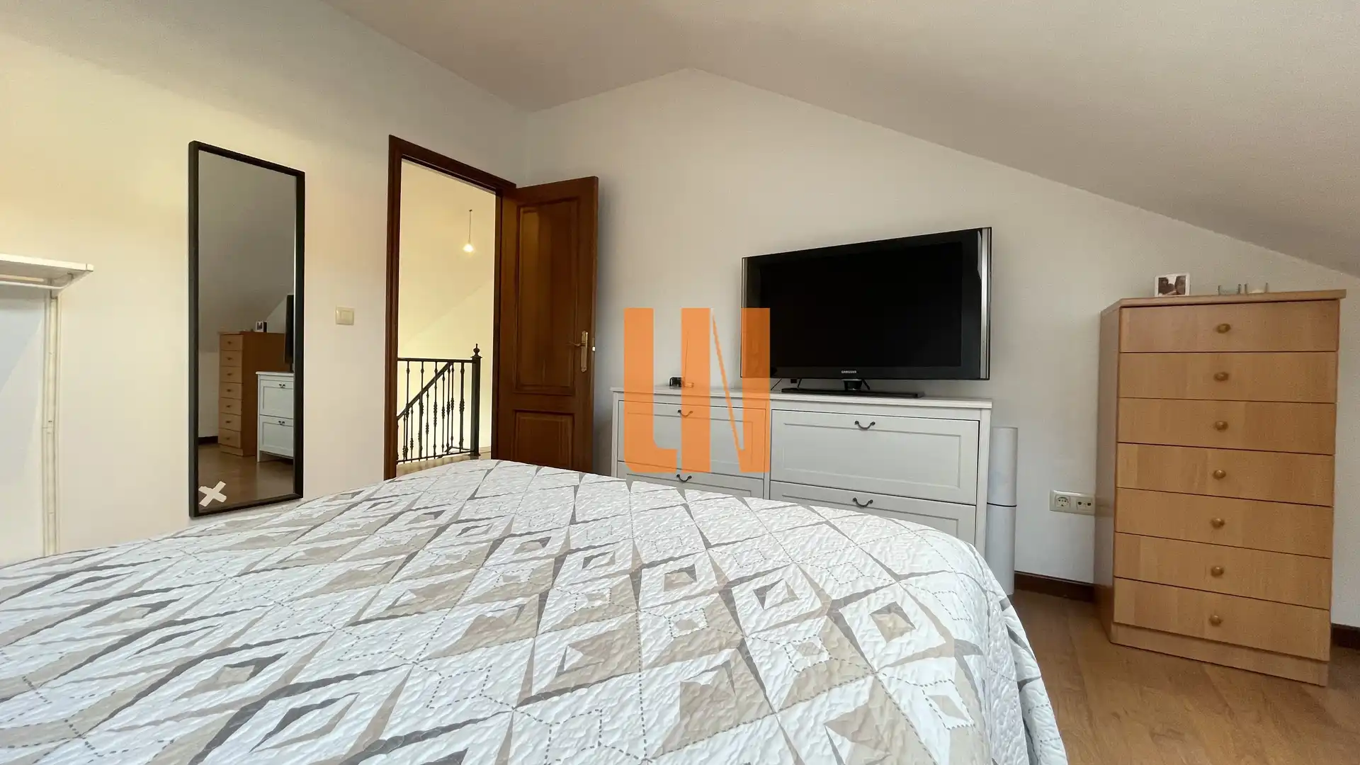 Bedroom of Detached homes for sale in Arteixo  with Private garden, Parquet flooring and Terrace