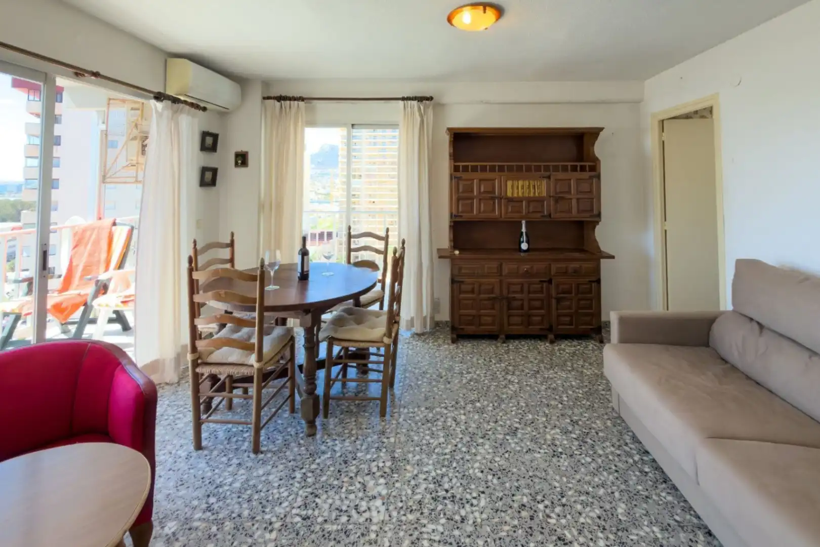 Comedor de Apartamento en venta en Calpe / Calp con Aire acondicionado, Calefacción y Terraza