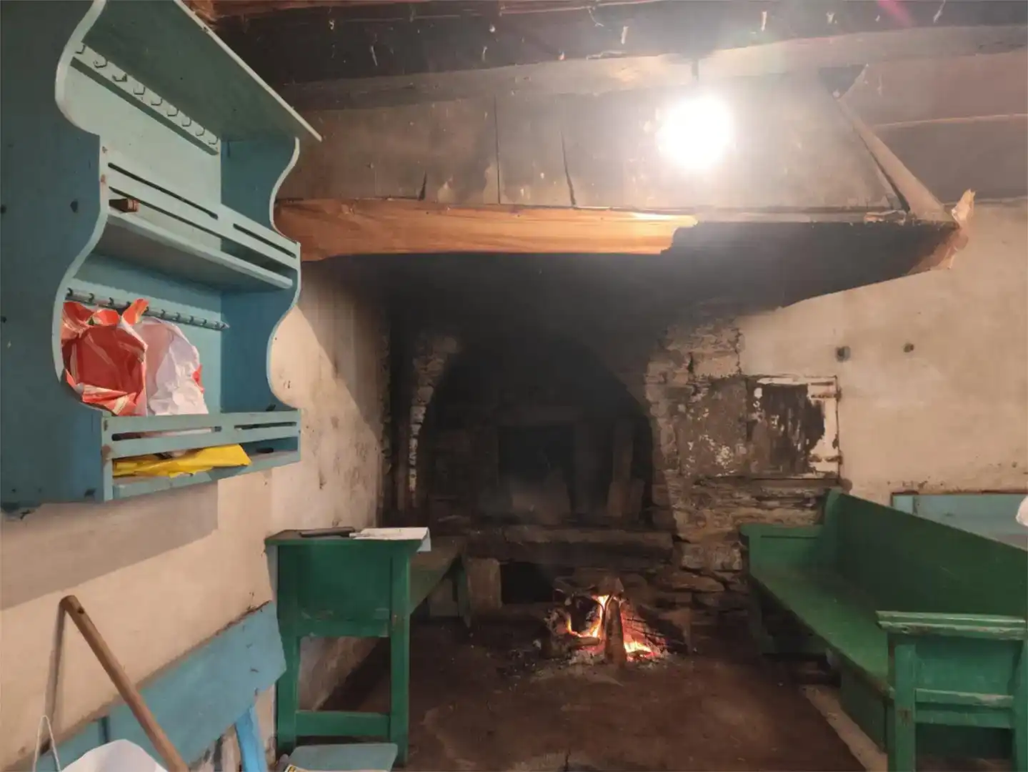 Cocina de Casa o chalet en venta en Ourol con Jardín privado, Parquet y Trastero