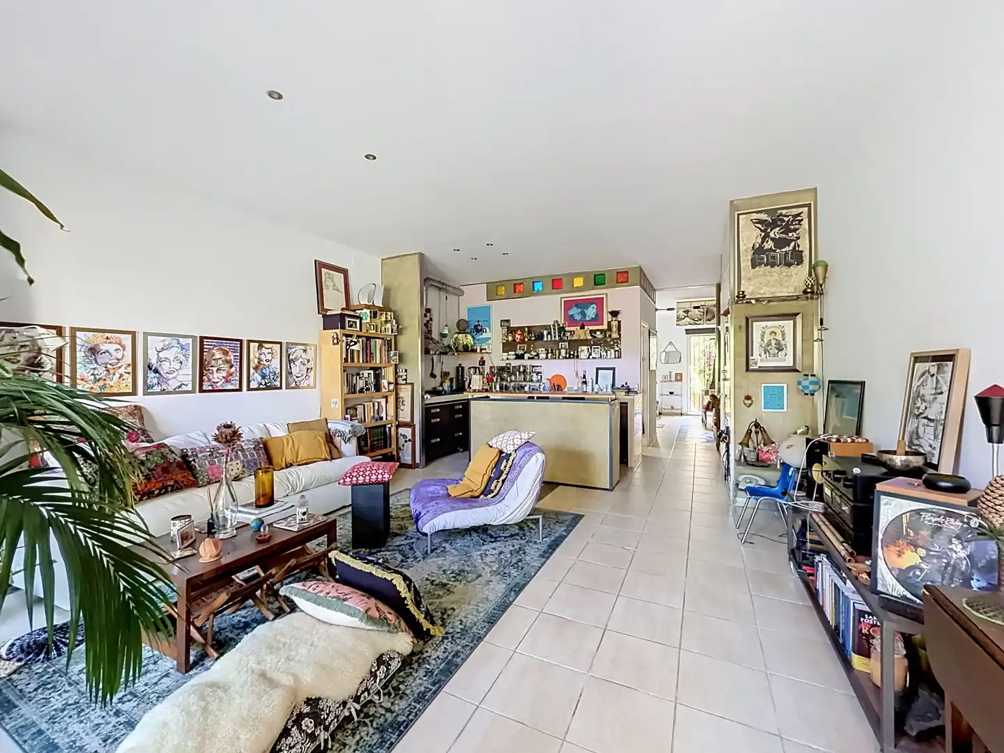 Living room of Flat for sale in Alella  with Air Conditioner, Heating and Terrace