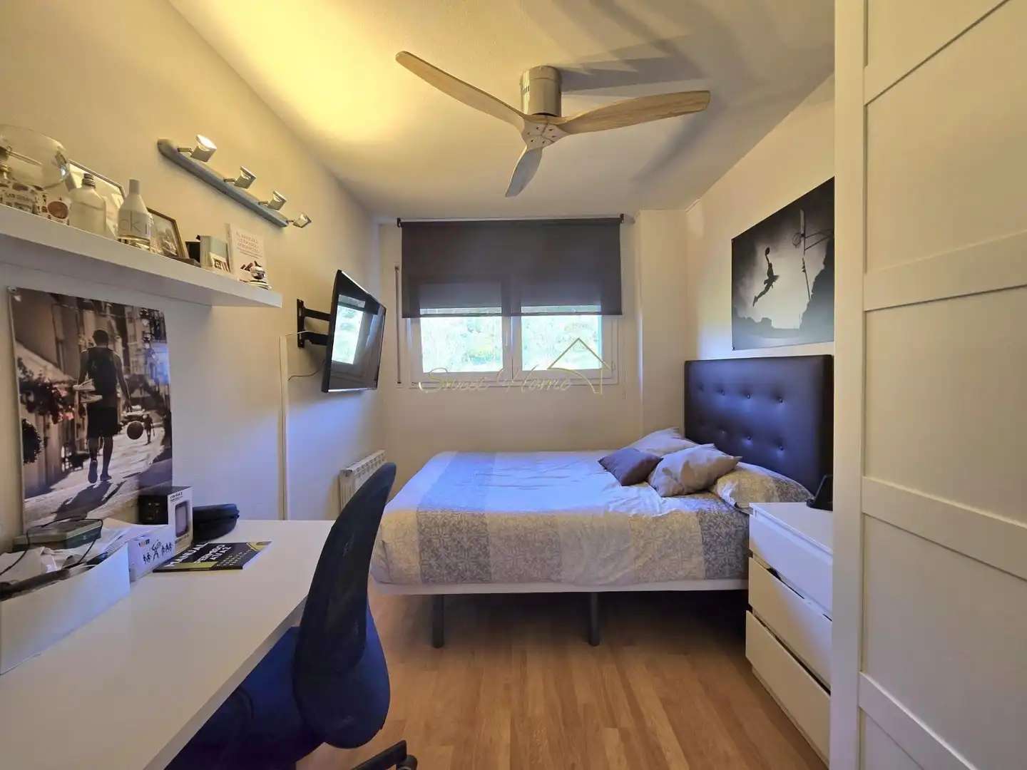 Bedroom of Flat for sale in Montgat  with Air Conditioner, Heating and Parquet flooring
