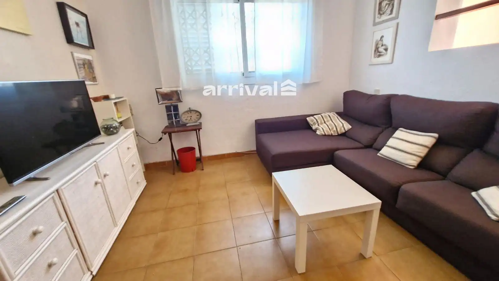 Sala de estar de Casa adosada de alquiler en Valencia con Terraza, Piscina y Horno