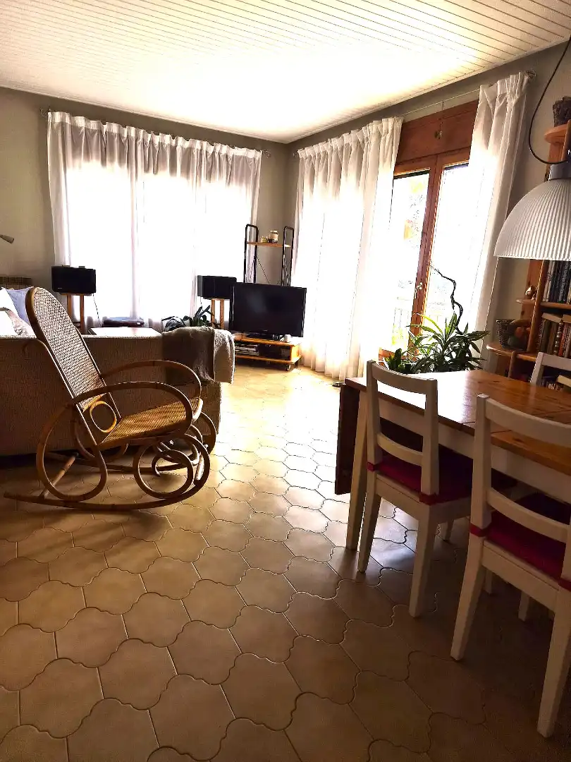 Sala de estar de Casa o chalet en venta en Pineda de Mar con Calefacción, Jardín privado y Parquet