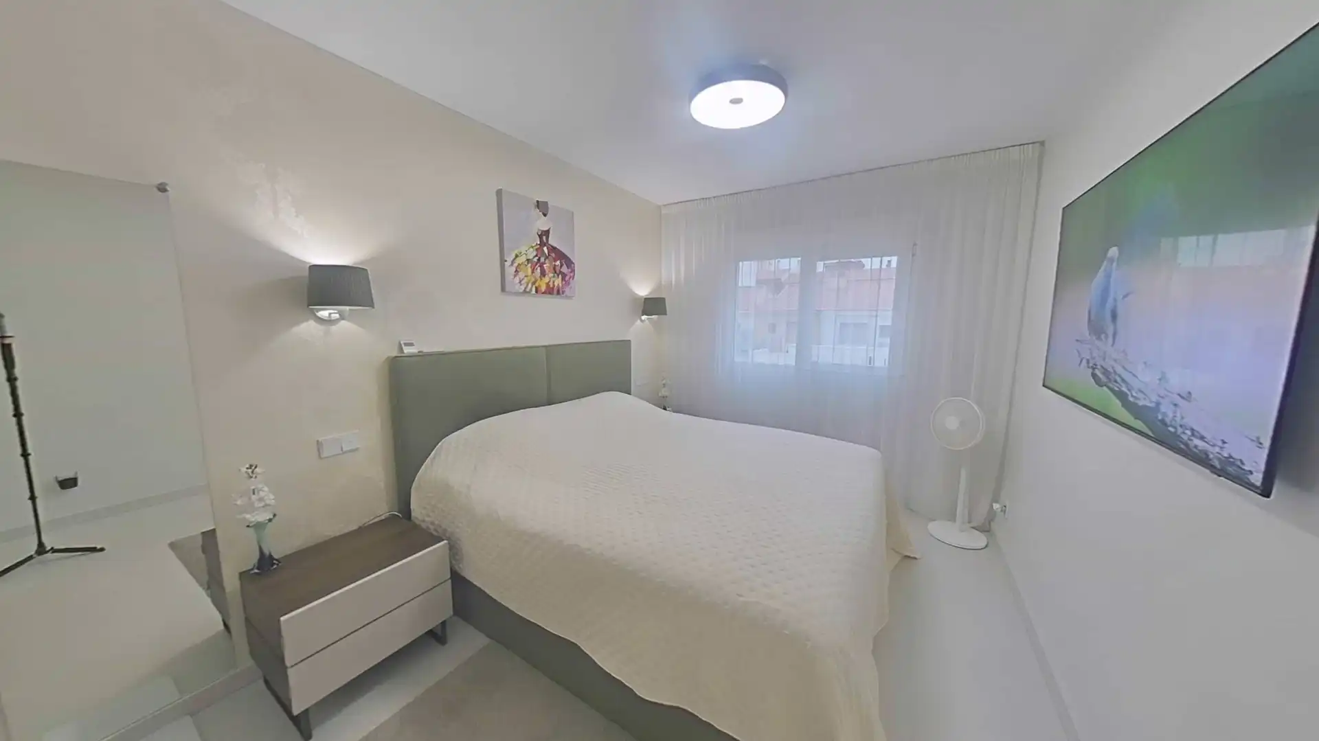 Dormitori de Apartament en venda en San Pedro del Pinatar amb Aire condicionat, Moblat i Balcó
