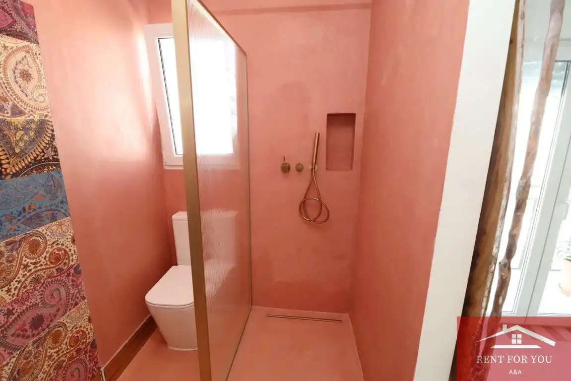 Baño de Piso de alquiler en Alhaurín El Grande con Aire acondicionado, Terraza y Amueblado