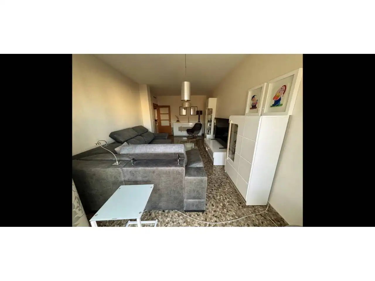 Wohnzimmer von Wohnung zum Verkauf in Almazora / Almassora mit Klimaanlage und Möbliert