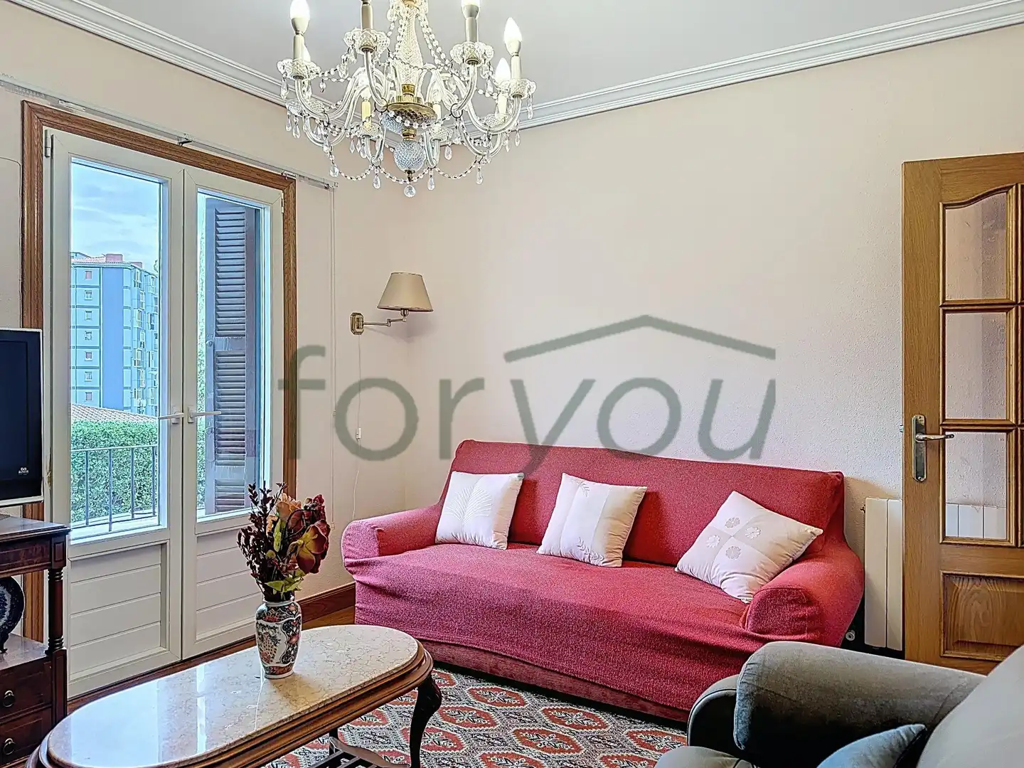 Living room of Flat for sale in Hernani  with Heating, Private garden and Storage room