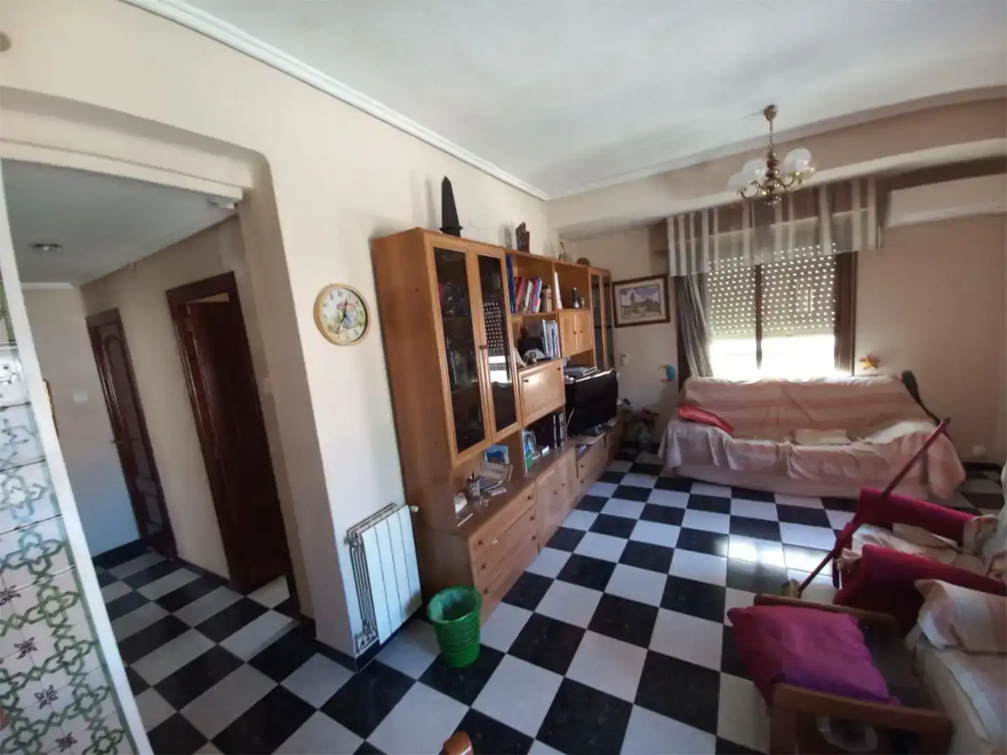 Wohnzimmer von Wohnung zur Miete in  Valencia Capital mit Klimaanlage, Terrasse und Balkon
