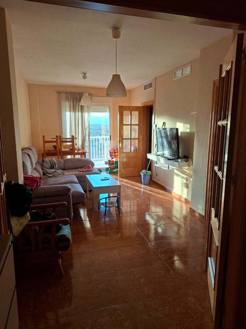 Living room of Flat for sale in Fuente Álamo de Murcia  with Air Conditioner and Balcony