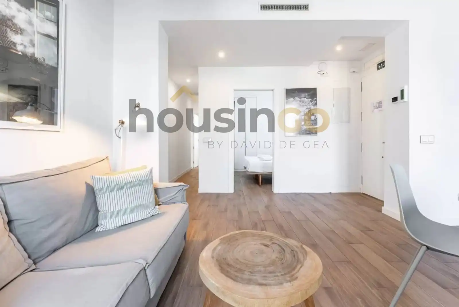Living room of Attic for rent in Madrid  with Air Conditioner, Heating and Terrace