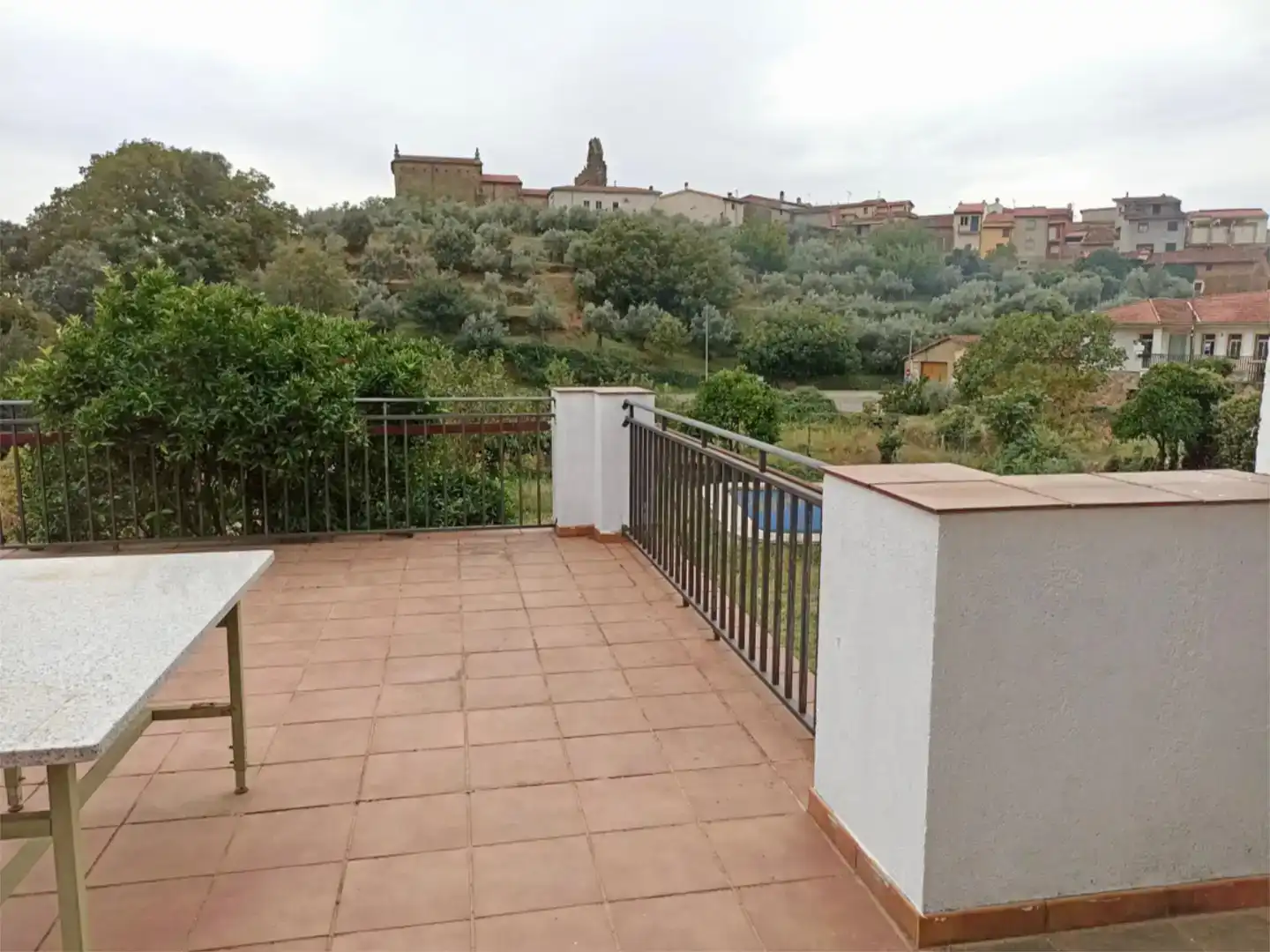 Terrassa de Casa o xalet en venda en Cadalso amb Jardí privat, Piscina i Moblat