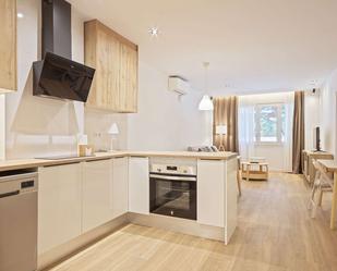 Kitchen of Apartment to share in  Barcelona Capital  with Air Conditioner and Terrace