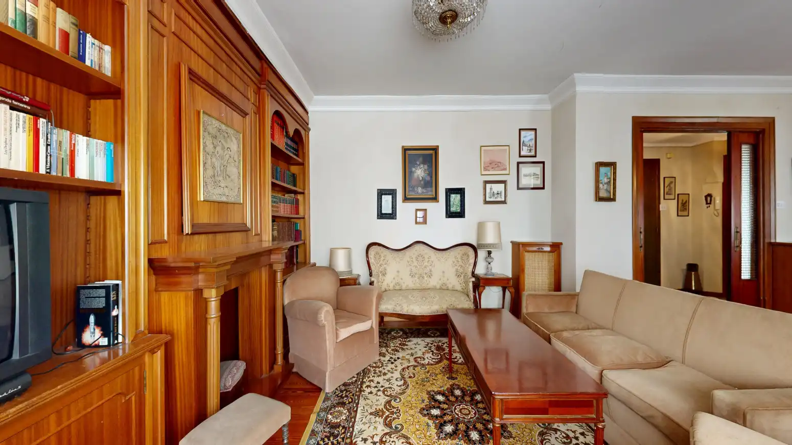 Living room of Houses for sale in Tafalla  with Heating, Private garden and Parquet flooring