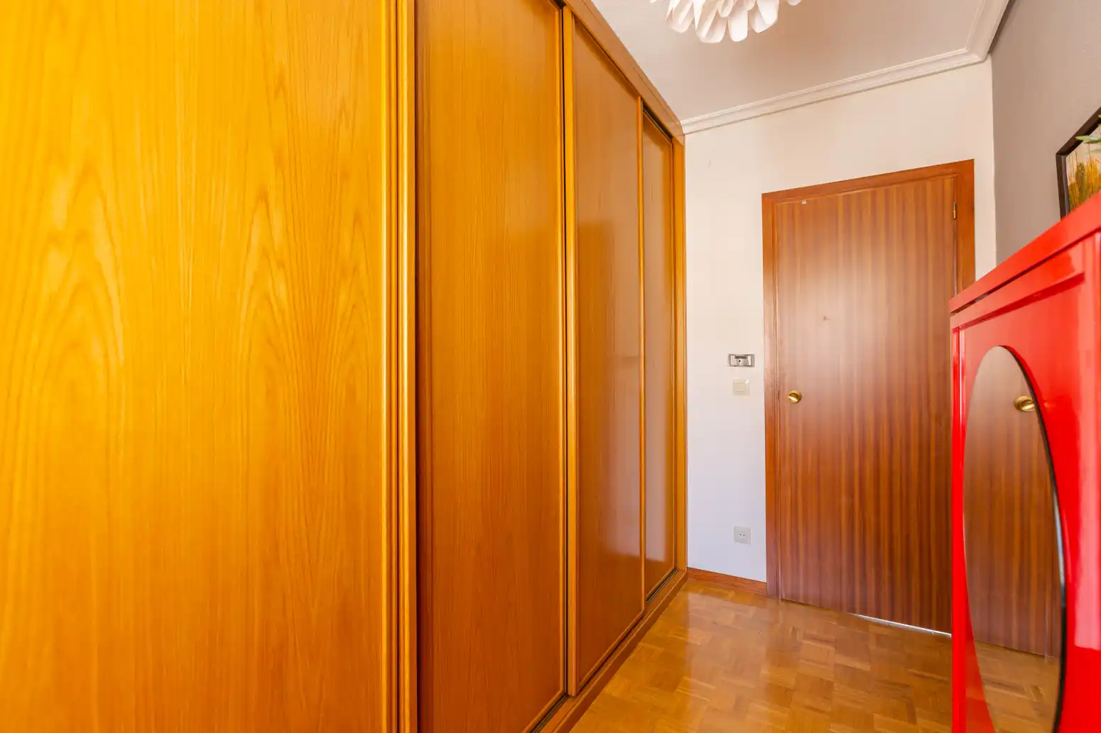 Bedroom of Flat for sale in  Pamplona / Iruña  with Heating, Parquet flooring and Terrace