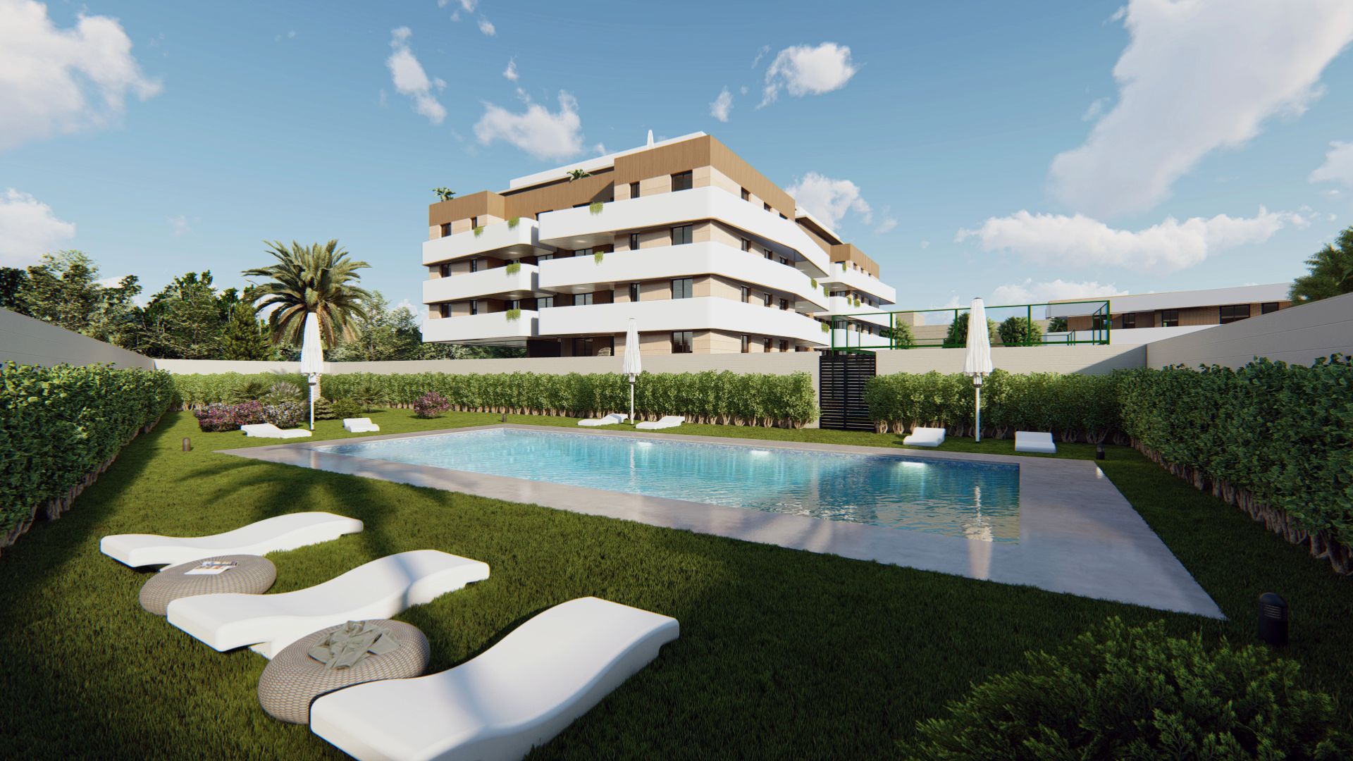 Swimming pool of Flat for sale in Ciudad Real Capital  with Air Conditioner, Heating and Storage room