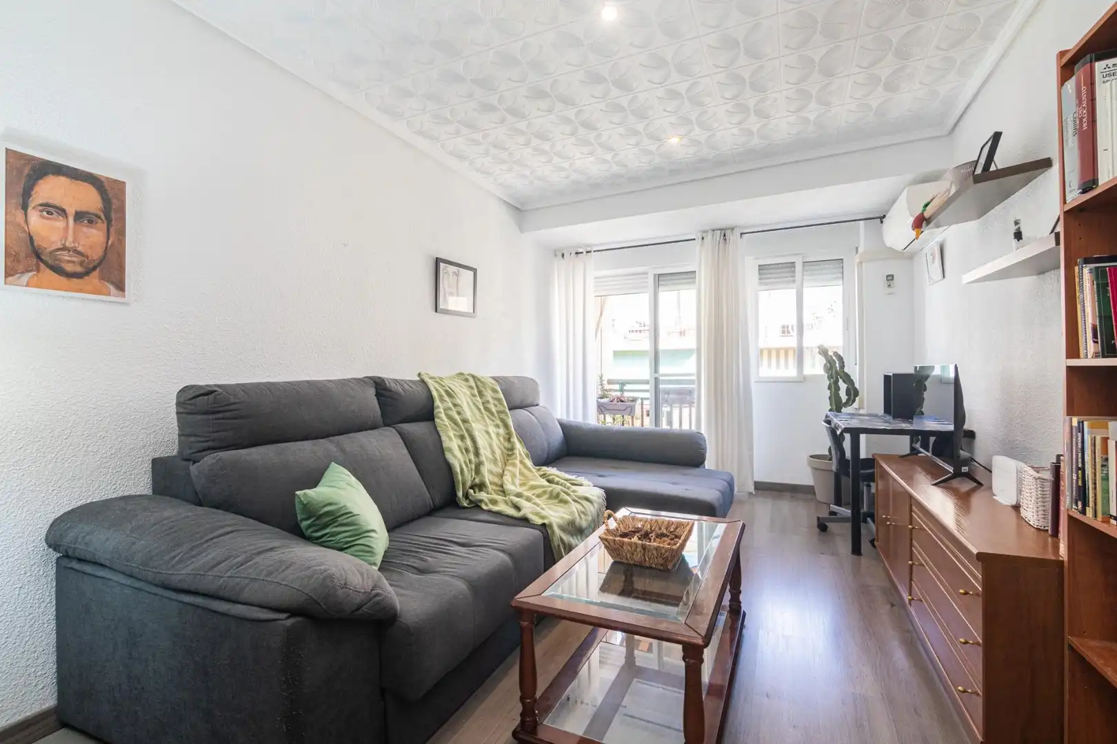 Sala de estar de Piso en venta en Elche / Elx con Balcón