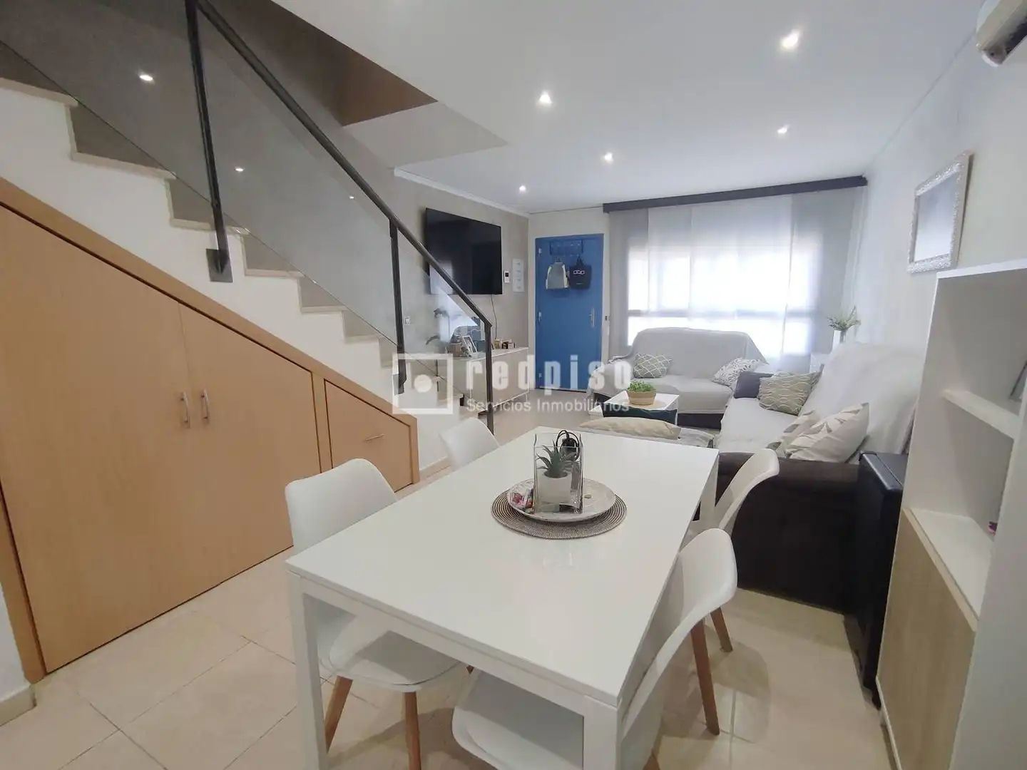 Living room of Houses for sale in Almazora / Almassora  with Air Conditioner, Private garden and Terrace