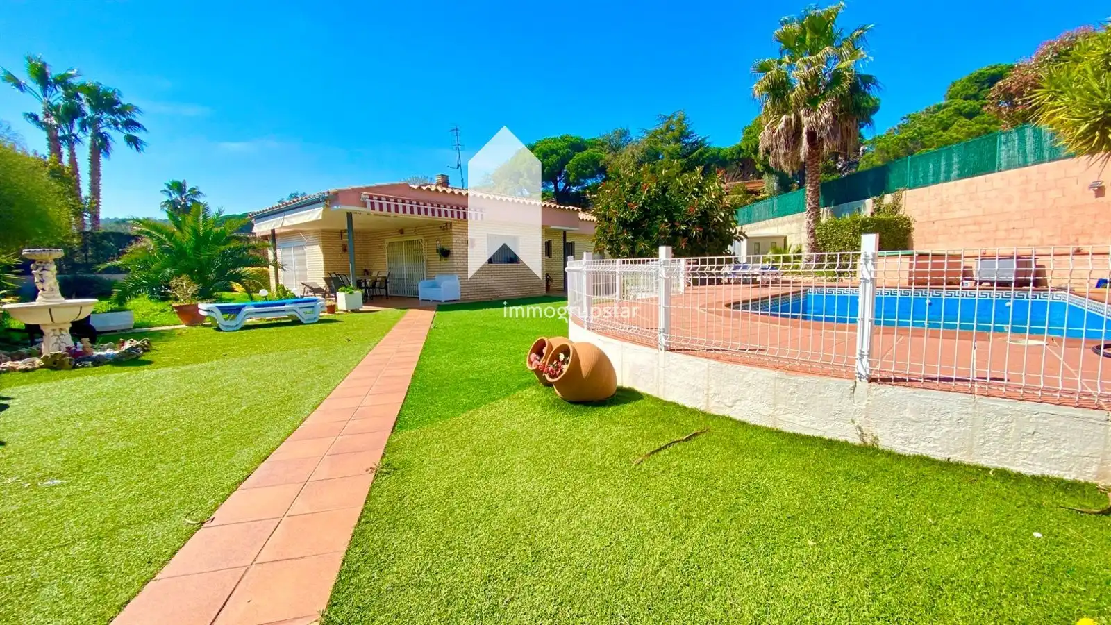 Jardí de Casa o xalet en venda en Calonge i Sant Antoni amb Calefacció, Terrassa i Piscina