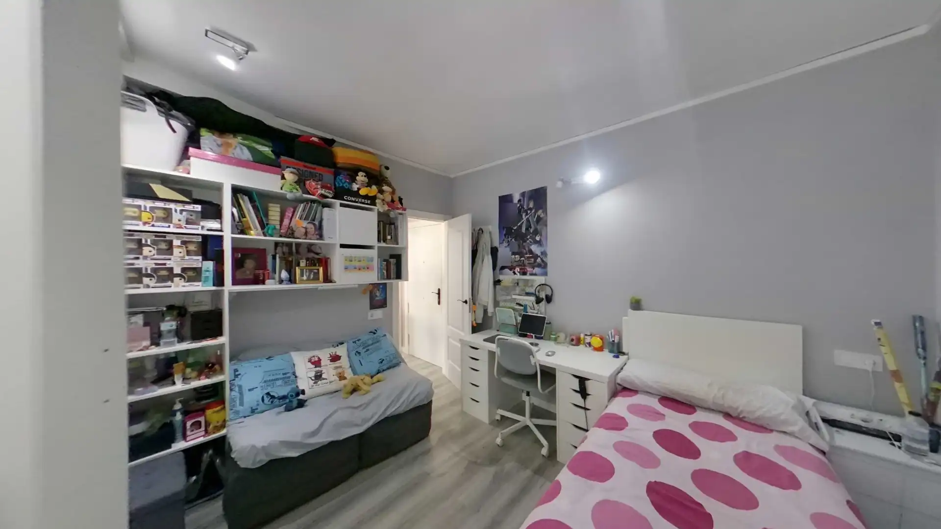 Bedroom of Flat for sale in Sabadell  with Air Conditioner, Heating and Parquet flooring