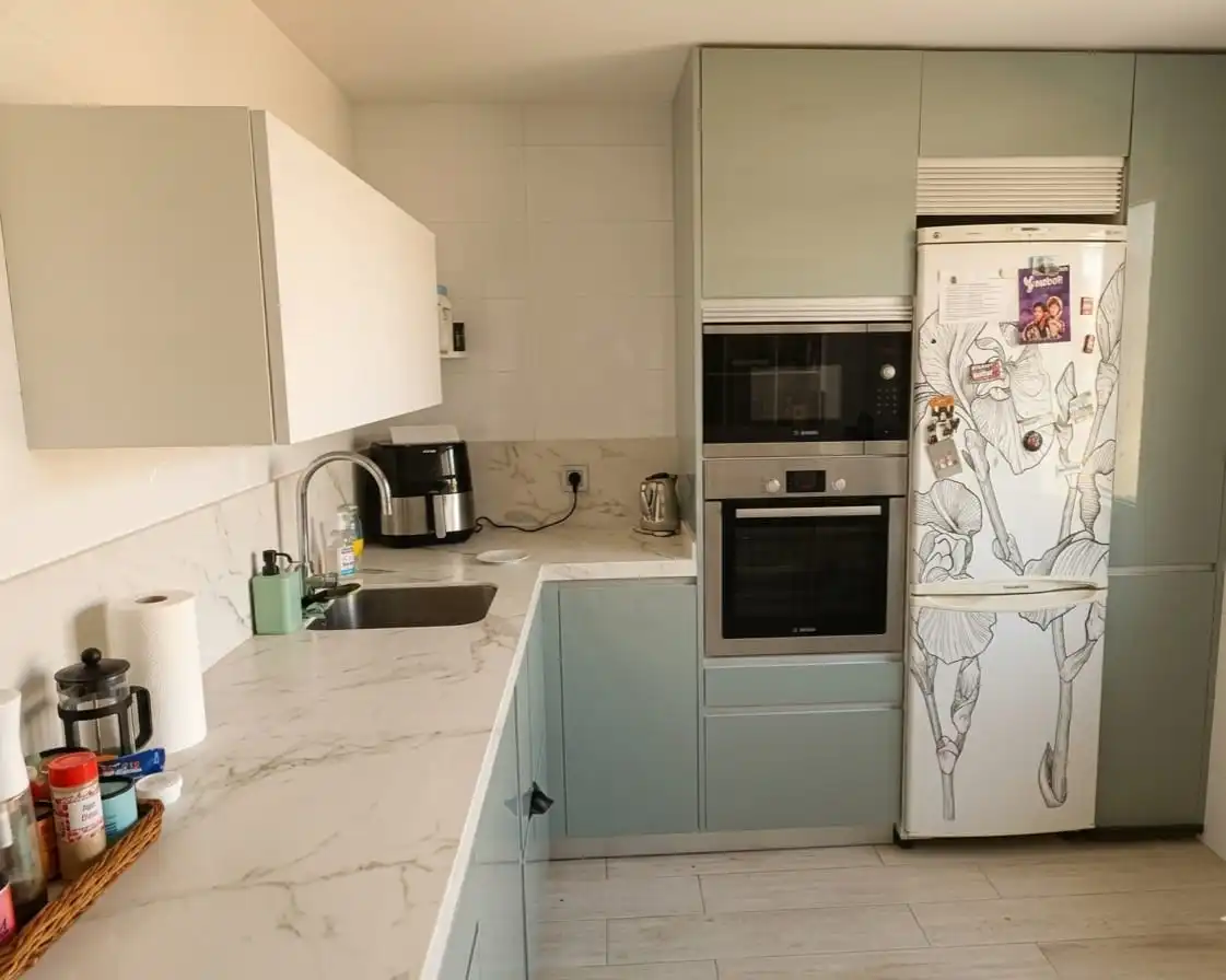 Cocina de Casa adosada en venta en Algete con Aire acondicionado, Calefacción y Jardín privado