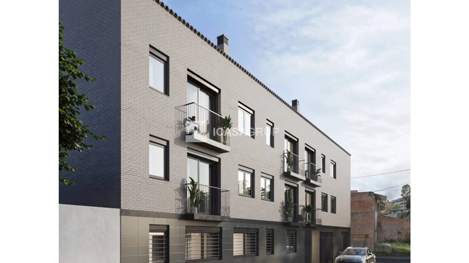 Exterior view of Flat for sale in Rubí  with Air Conditioner and Parquet flooring