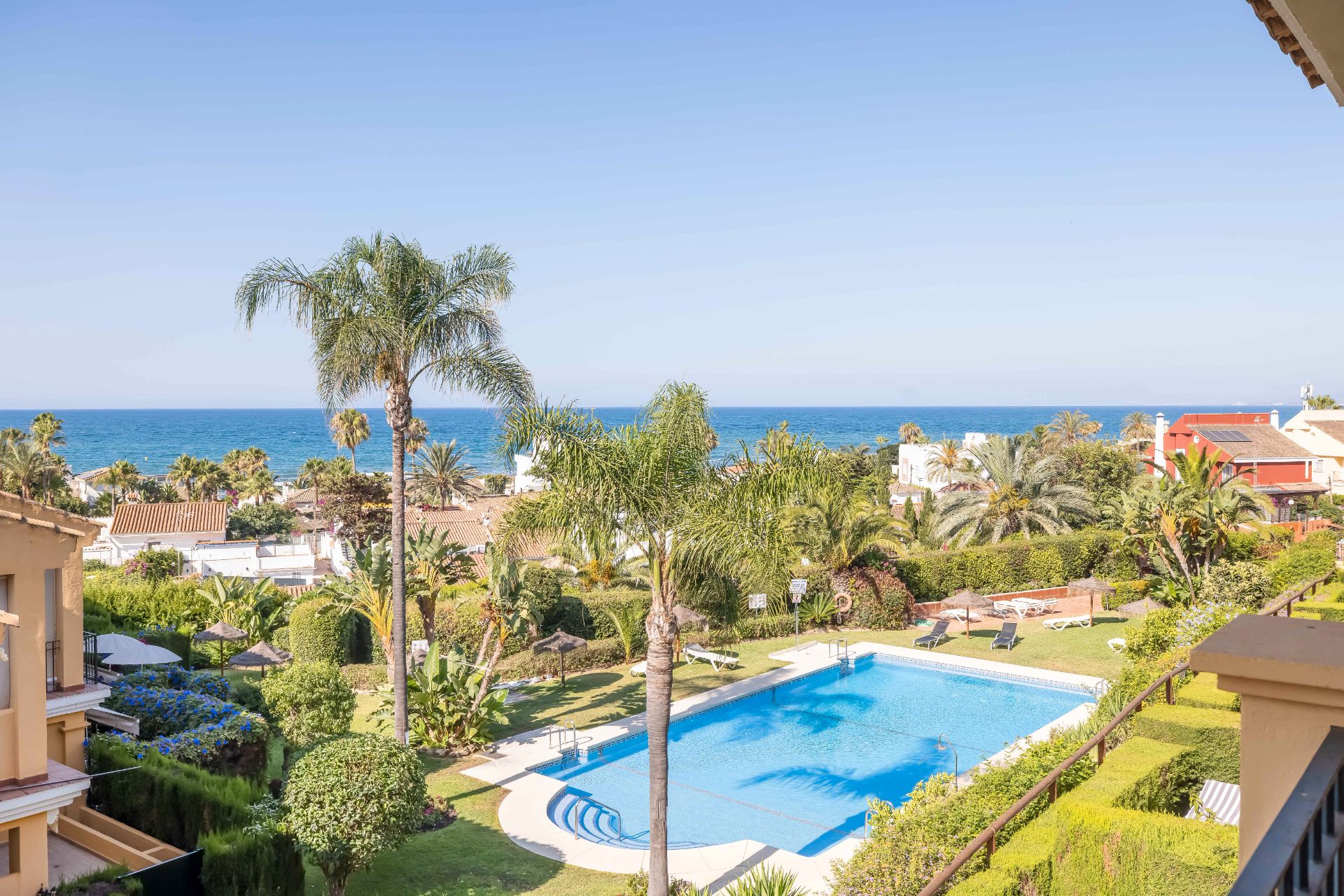 Garden of Single-family semi-detached for sale in Marbella  with Air Conditioner, Heating and Terrace
