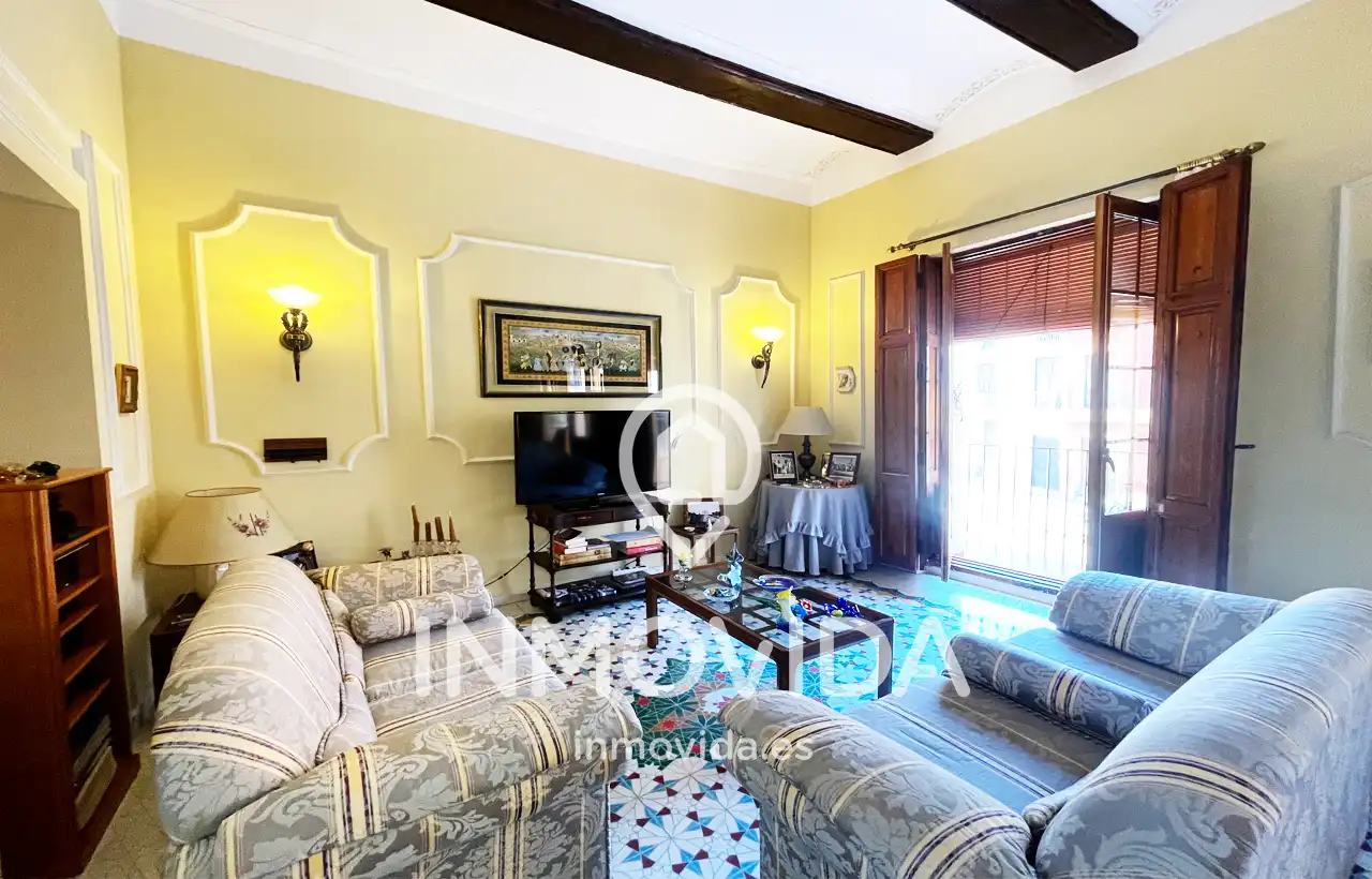 Living room of Houses for sale in Xàtiva  with Air Conditioner, Terrace and Furnished