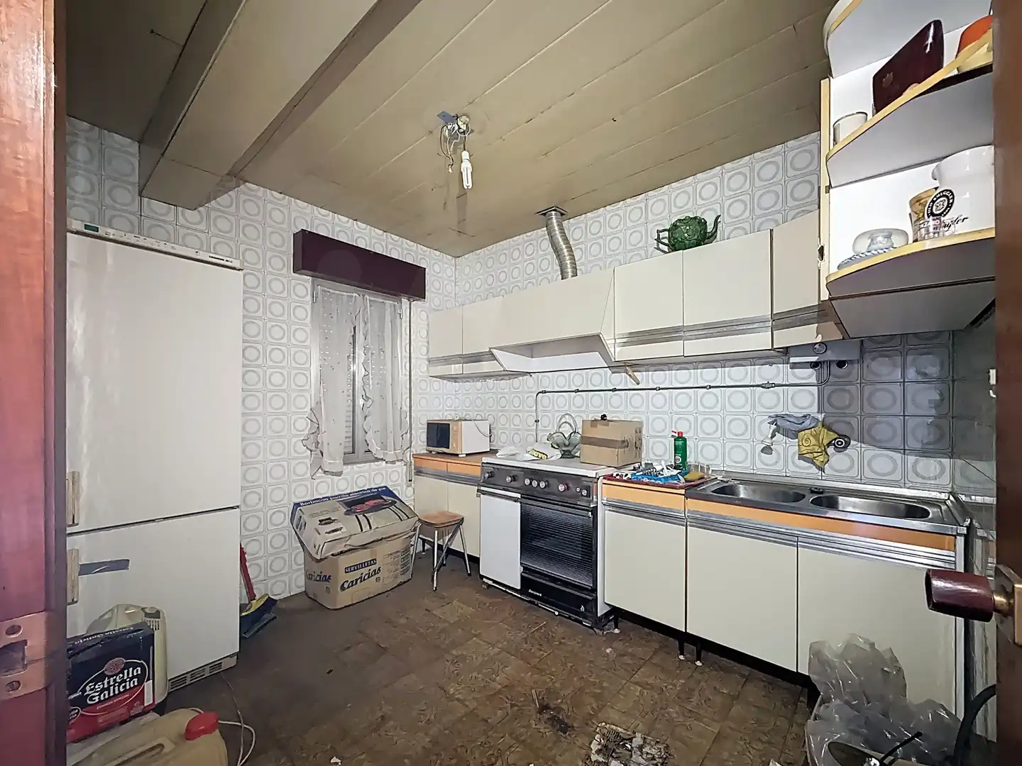 Küche von Wohnung zum Verkauf in Sanxenxo mit Terrasse