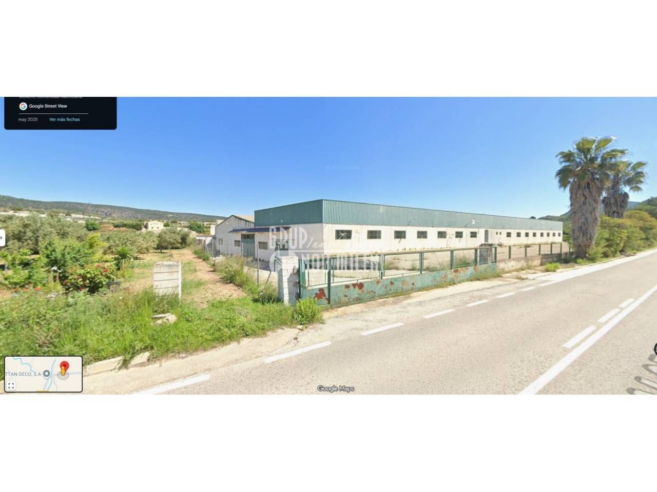 Exterior view of Industrial buildings for sale in Mogente / Moixent