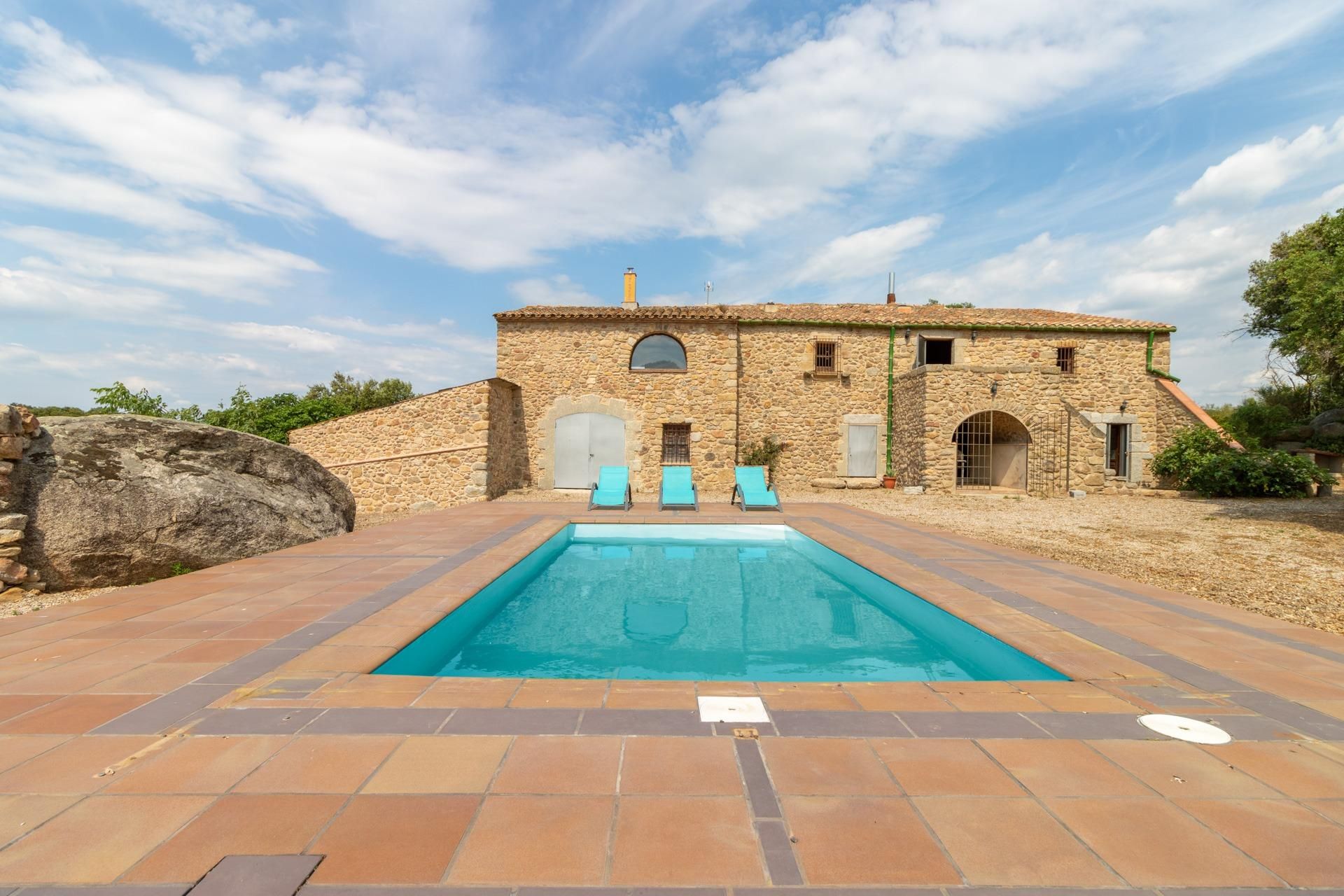 Piscina de Finca rústica en venda en La Jonquera amb Jardí privat, Terrassa i Piscina