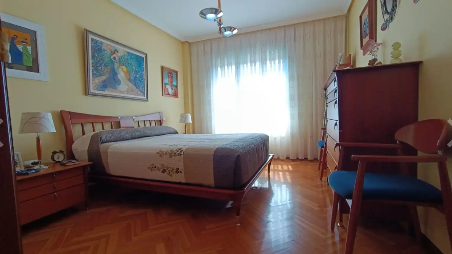 Schlafzimmer von Wohnung zum Verkauf in Valladolid mit Heizung, Privatgarten und Abstellraum