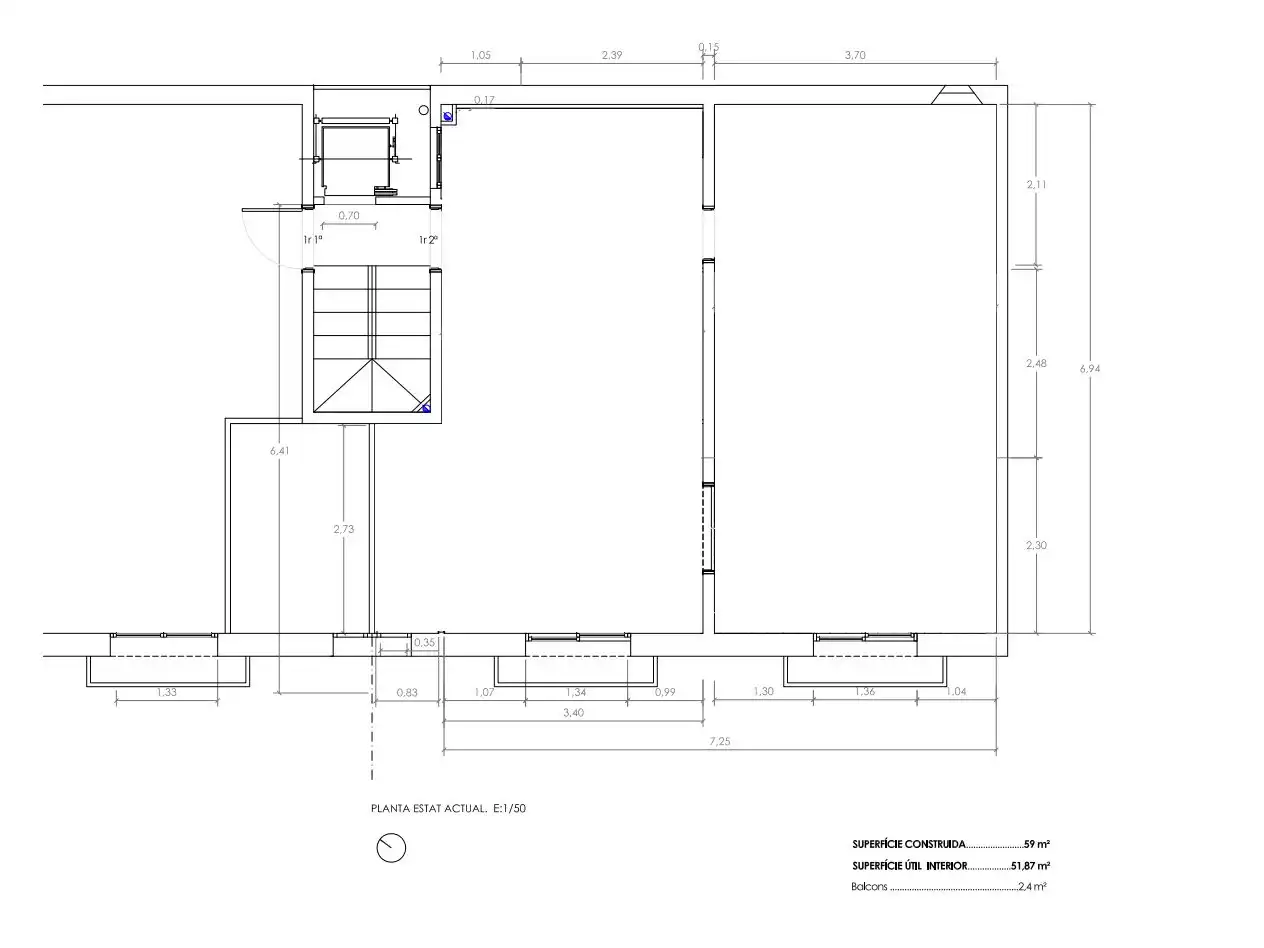 Flat with lift for sale in Passatge Bernadí Martorell 4, imagen 8