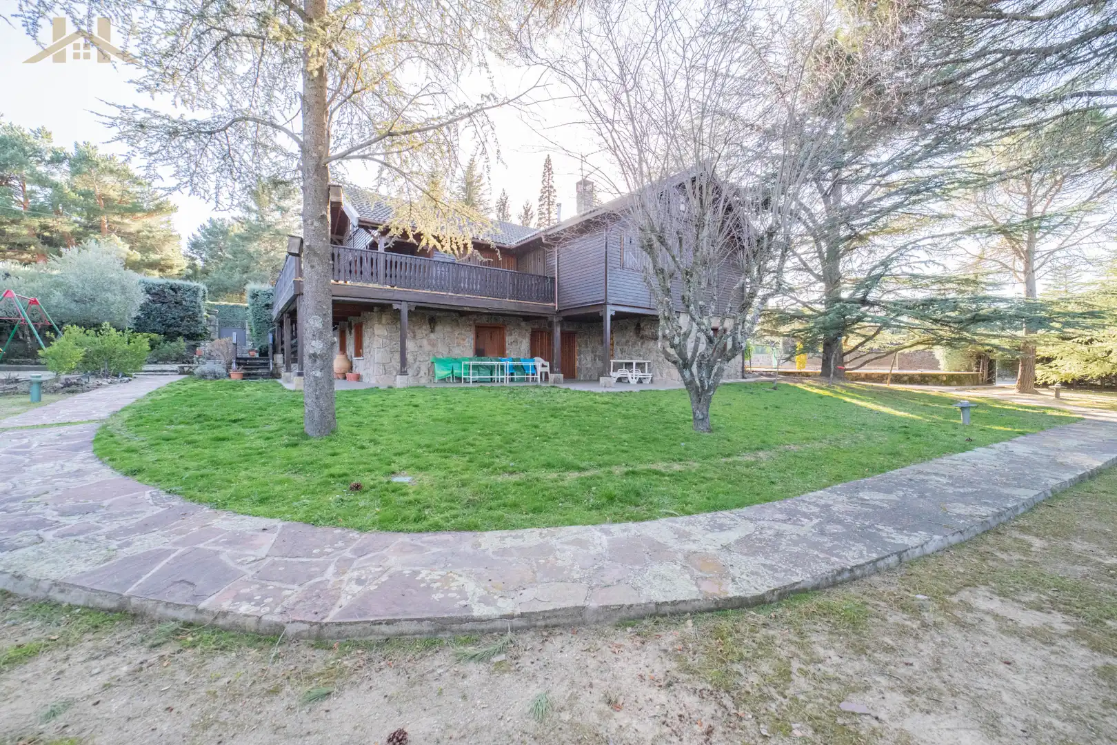 Vista exterior de Casa o chalet en venta en Collado Mediano con Calefacción, Jardín privado y Piscina