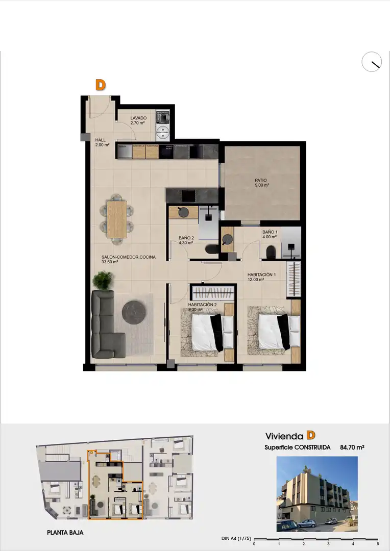 Rez-de-chaussée avec piscine à vendre à Catral, imagen 2
