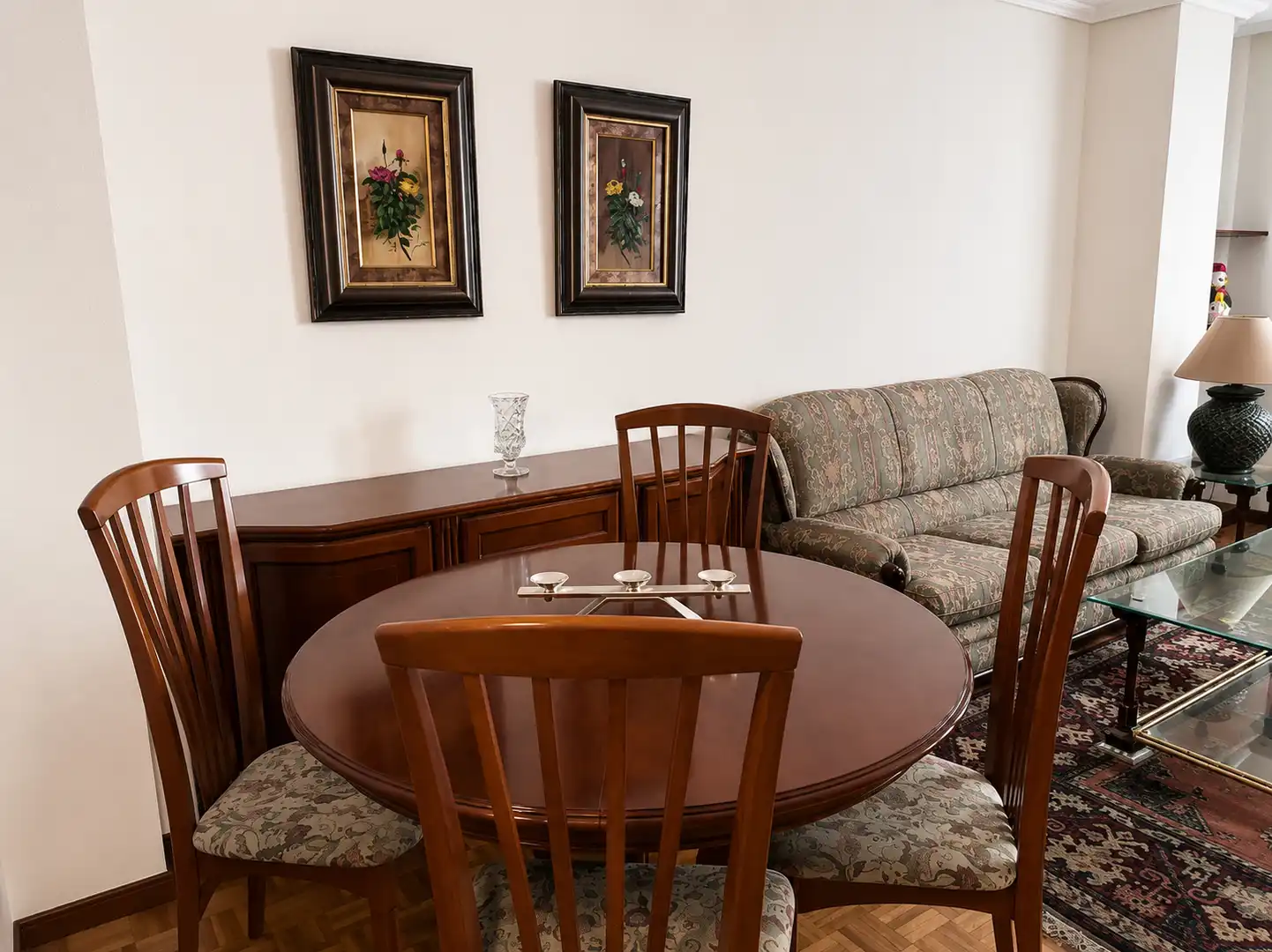 Comedor de Piso de alquiler en Santander con Calefacción, Terraza y Amueblado