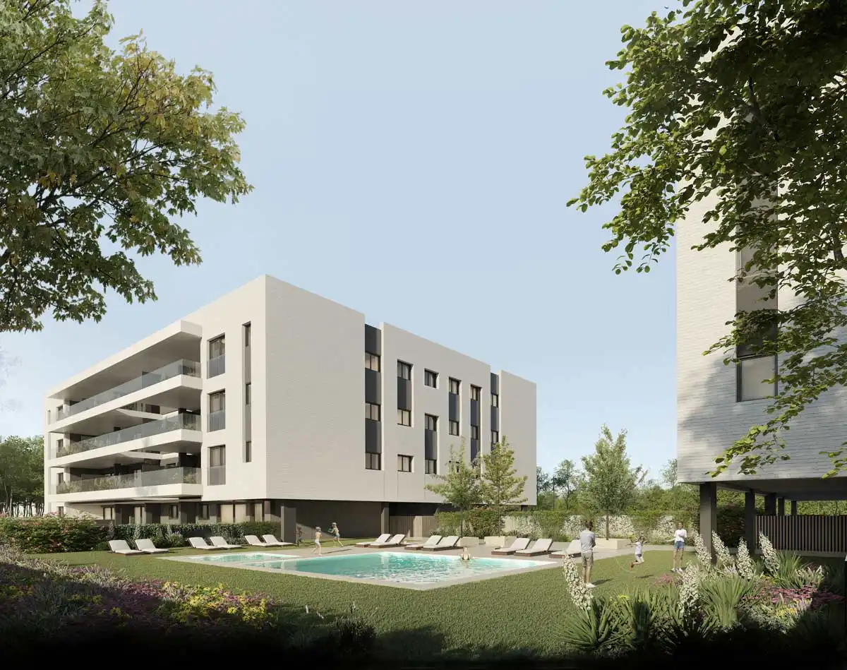 Exterior view of Flat for sale in Lleida  with Air Conditioner, Heating and Private garden