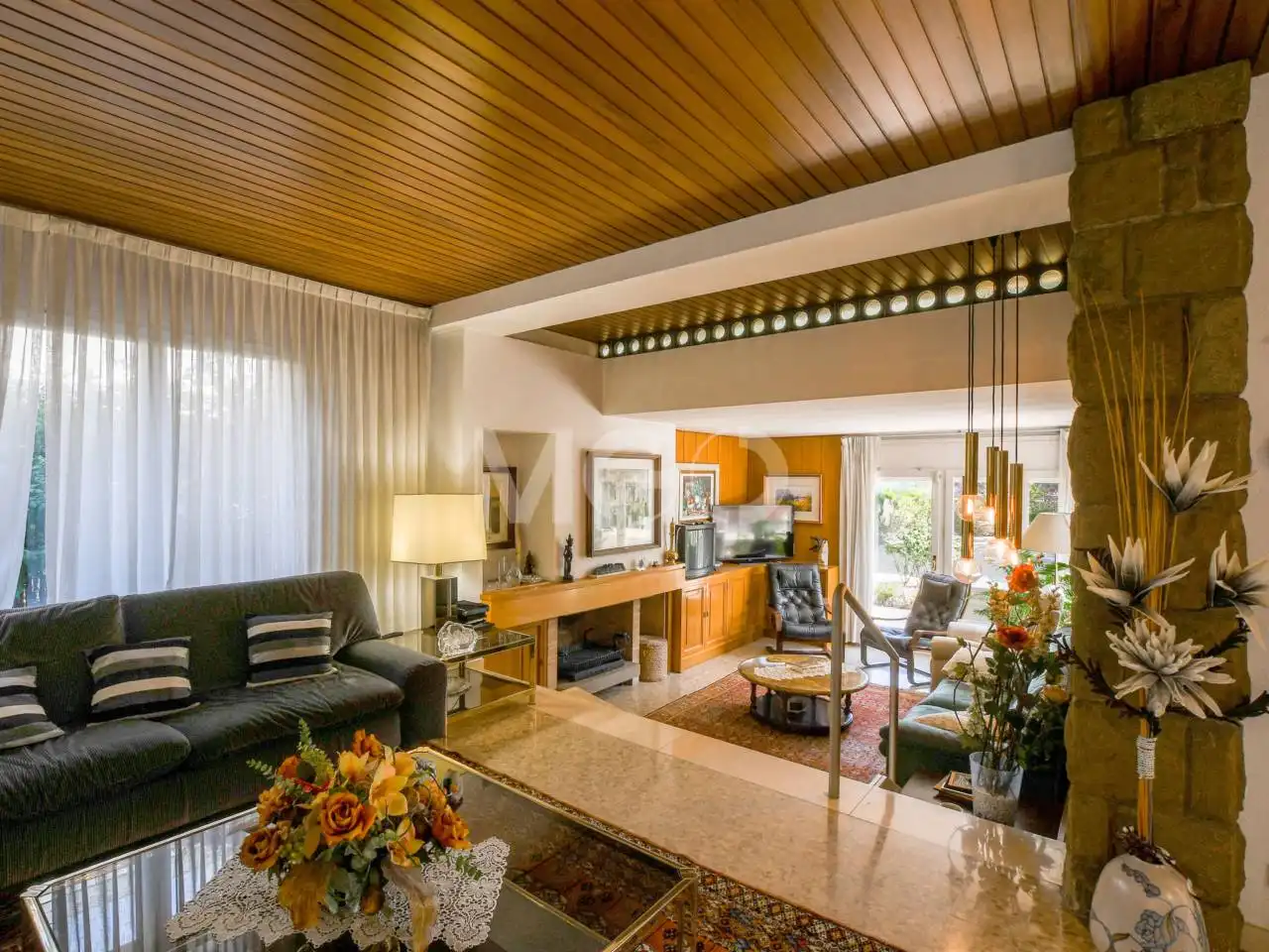 Sala de estar de Casa o chalet en venta en Manlleu con Aire acondicionado, Jardín privado y Terraza