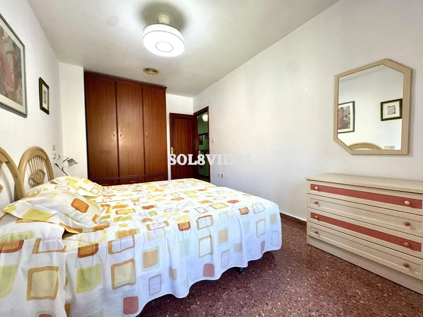 Schlafzimmer von Wohnung zur Miete in Orihuela mit Möbliert und Balkon