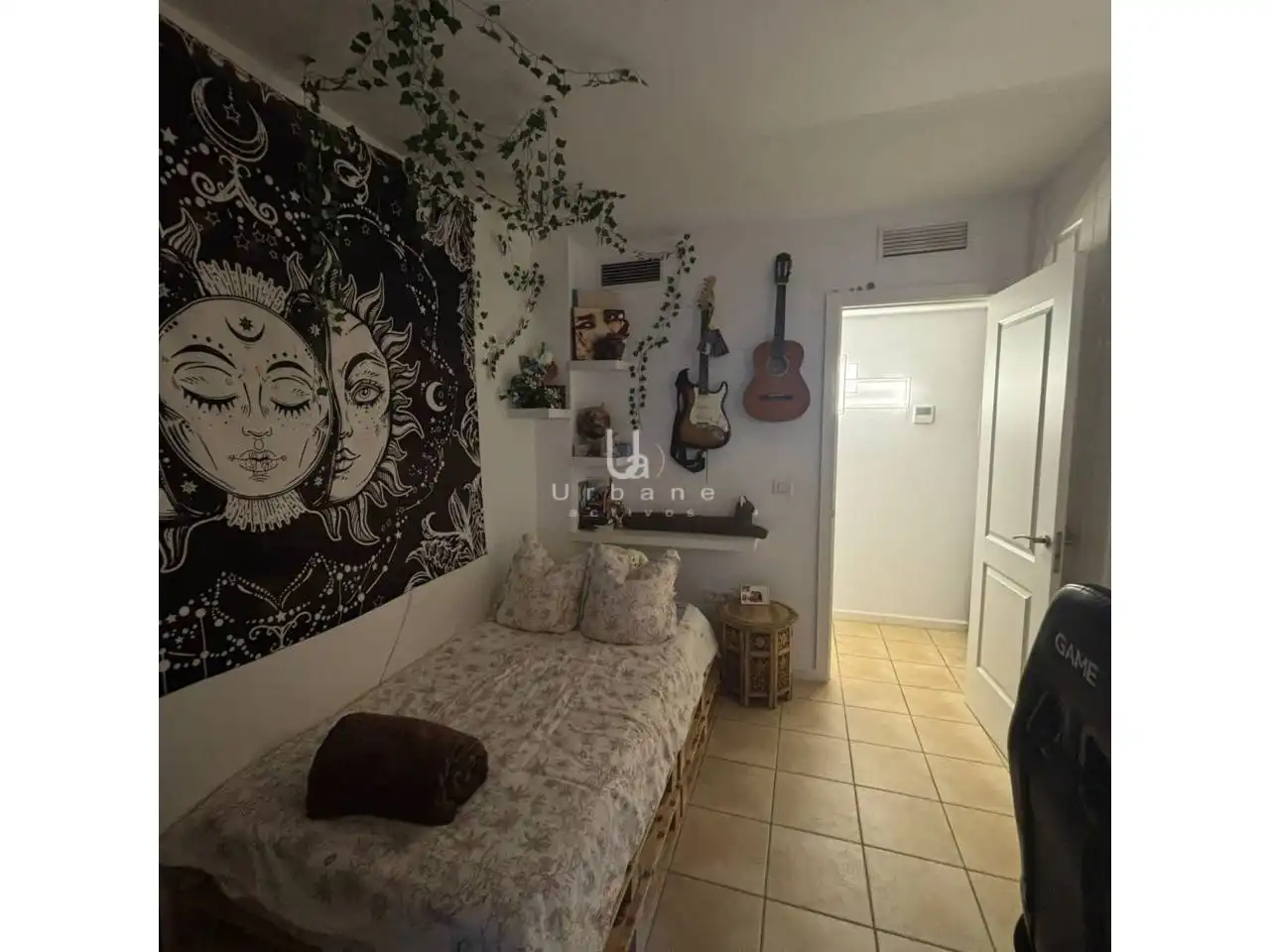 Schlafzimmer von Wohnung zum Verkauf in Murcia mit Klimaanlage, Heizung und Privatgarten