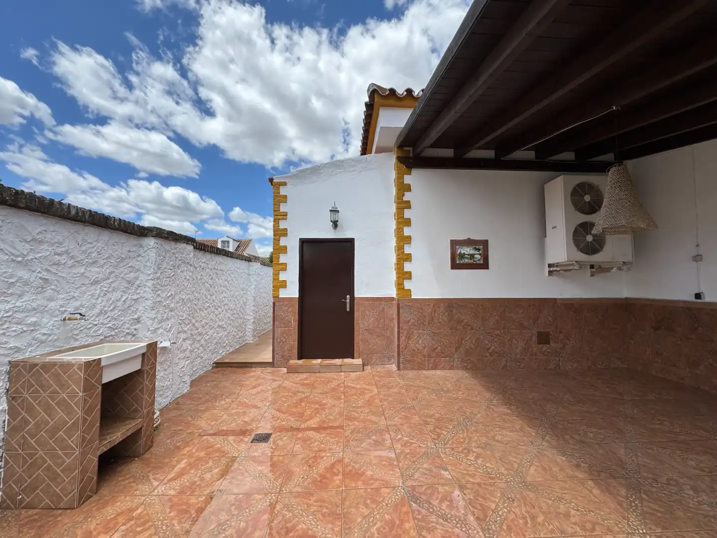 Terraza de Casa o chalet de alquiler en Espartinas con Aire acondicionado, Calefacción y Jardín privado
